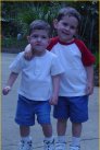 Riley and Caden at the Zoo