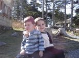 Riley and Caden at Mt. Mitchell