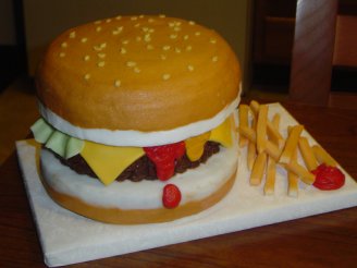Cheese Burger Cake