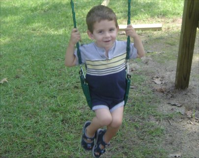Riley on the Swing